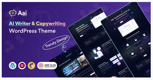 Aai v1.0.0 – AI Writer & AI Copywriting Landing Page Theme