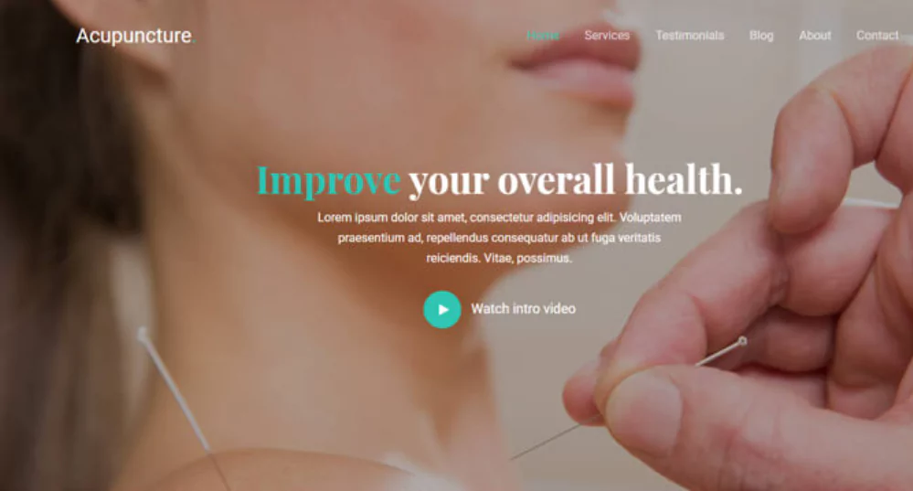 Acupuncture – Master HTML Template