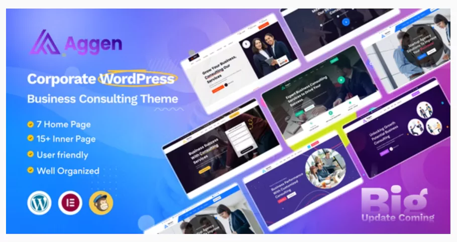Aggen v2.1.0 – Business Consulting Theme