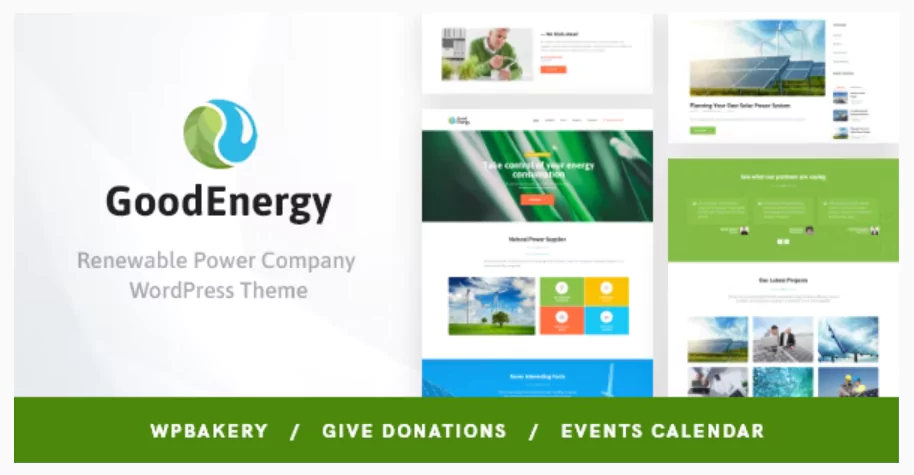 Good Energy – Ecology & Renewable Power Company WordPress Theme