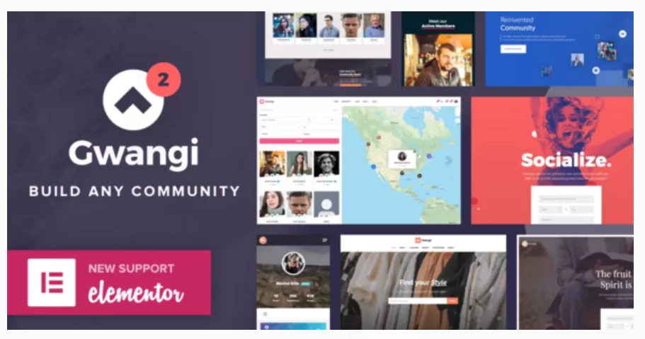 Gwangi v2.4.3 – PRO Multi-Purpose Membership, Social Network & BuddyPress Community Theme