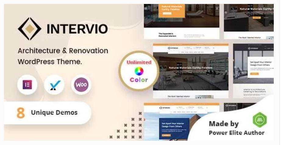 Intervio v2.3 – Interior and Architecture WordPress Theme + RTL