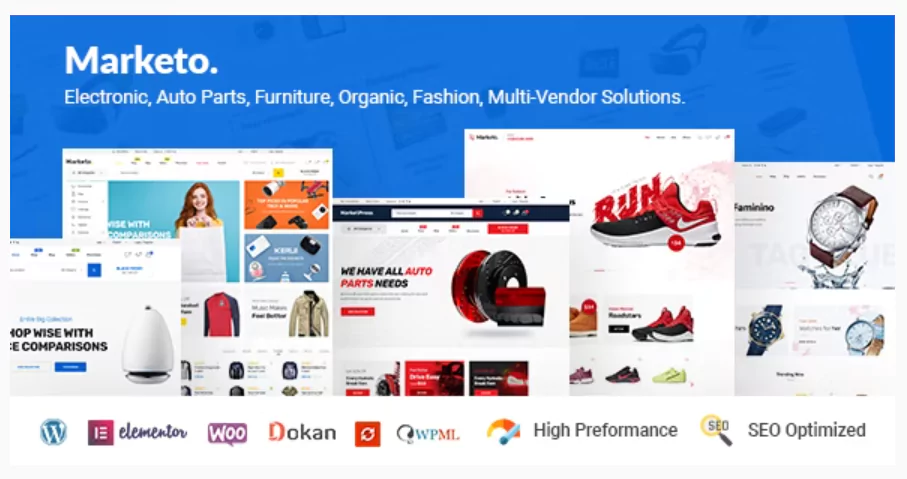 Marketo v5.2.0 – ECommerce & Multivendor Theme