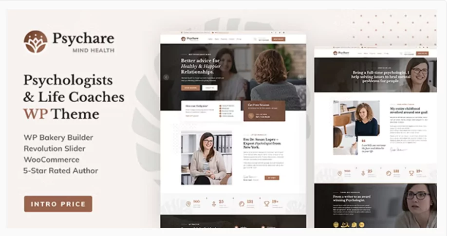 Psychare v1.2.2 – WordPress Theme for Psychologists & Life Coaches