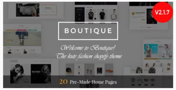 Boutique - Responsive Shopify Theme