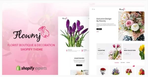 Flowmj - Florist Boutique & Decoration Store Shopify Theme