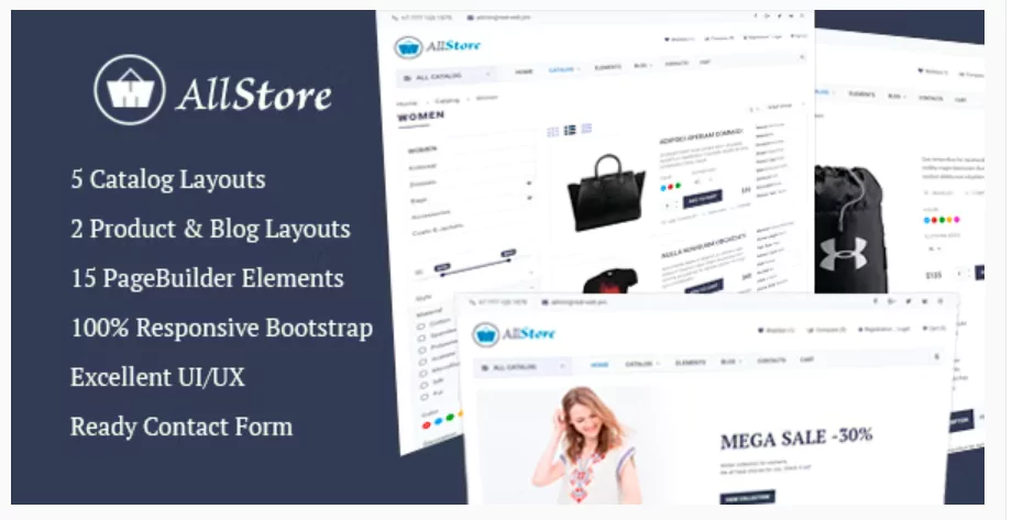 AllStore - MultiConcept eCommerce Shop Template