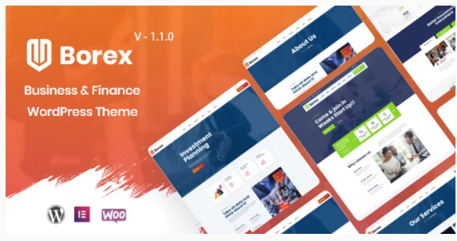 Borex - Business And Finance WordPress Theme Borex - Business And Finance WordPress Theme