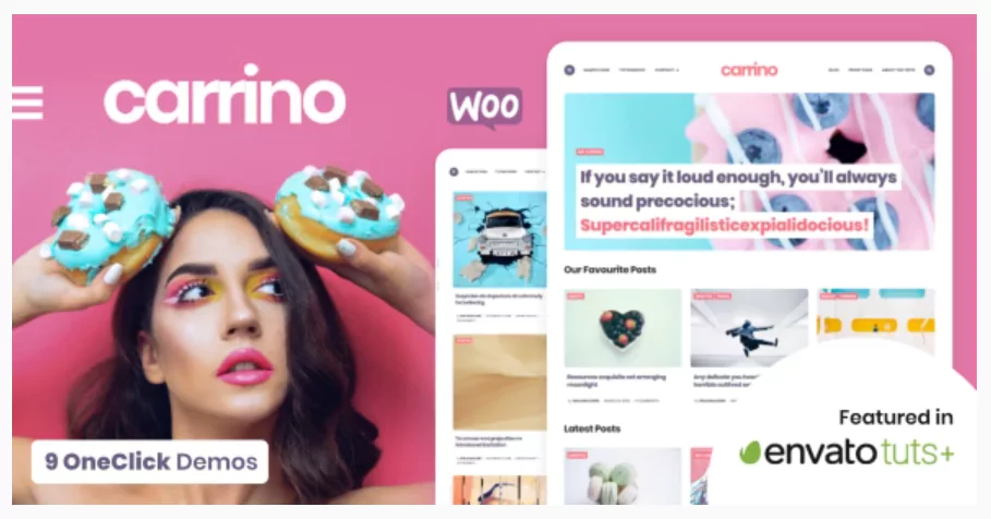 Carrino - An Exciting Gutenberg Blog Theme Carrino - An Exciting Gutenberg Blog Theme