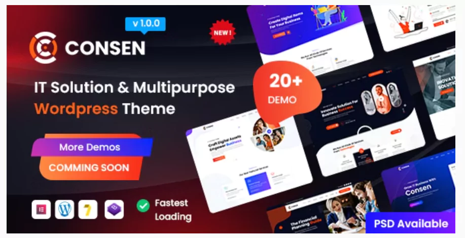 Consen - IT Solution & Multi-Purpose WordPress Theme