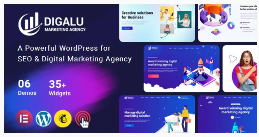 Digalu - Digital Marketing Agency WordPress