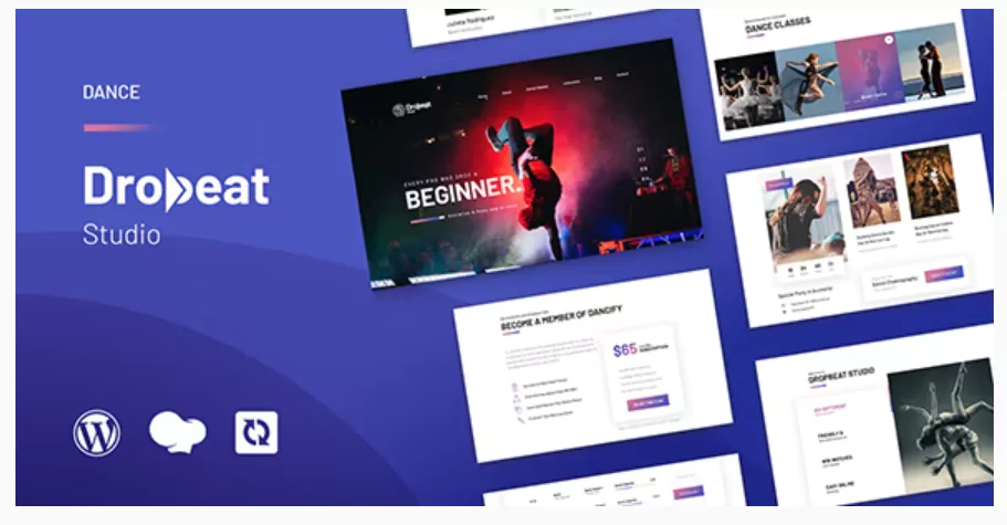 Dropbeat - Creative Dance Studio WordPress Theme