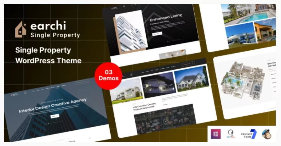 Earchi - Real Estate & Single Property WordPress Theme