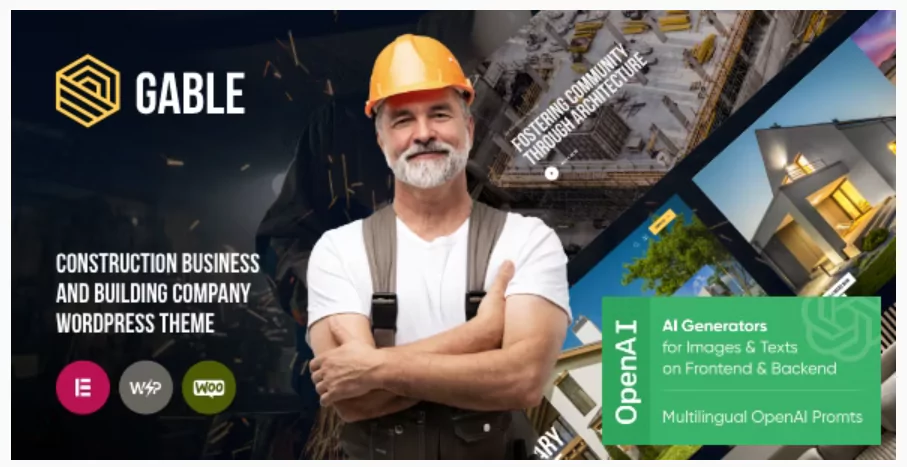Gable - Construction & Building WordPress Theme