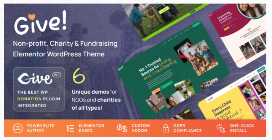 Give - NGO & Charity WordPress Theme