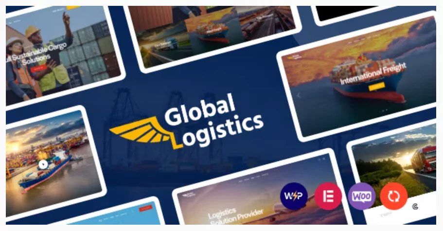 Global Logistics Transportation & Warehousing WordPress Theme