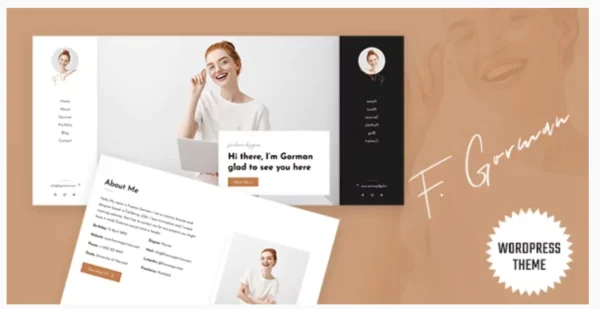 Gorman - Personal Portfolio WordPress Theme