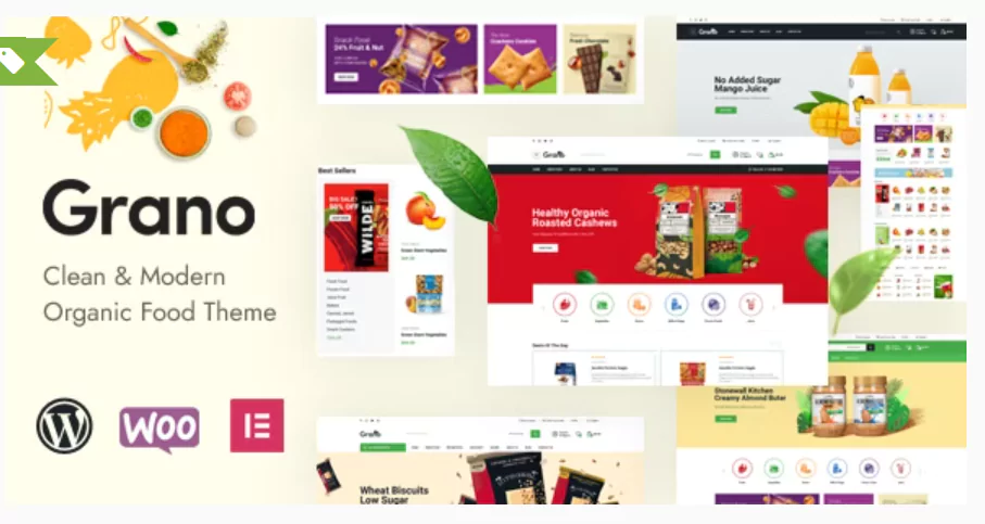 Grano - Organic & Food WordPress Theme Grano - Organic & Food WordPress Theme