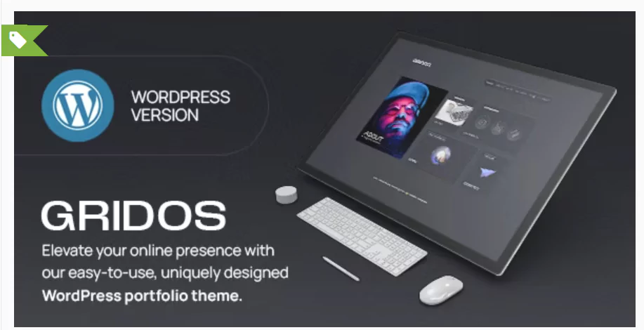 Gridos - Creative Personal Portfolio WordPress Theme