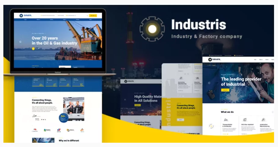 Industris - Factory & Business WordPress Theme Industris - Factory & Business WordPress Theme