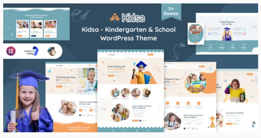 Kidsa - Kindergarten & School WordPress Theme Kidsa - Kindergarten & School WordPress Theme