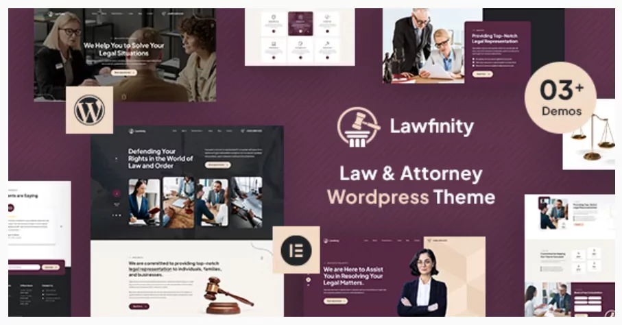 Lawfinity Law and Attorney WordPress Theme Lawfinity Law and Attorney WordPress Theme