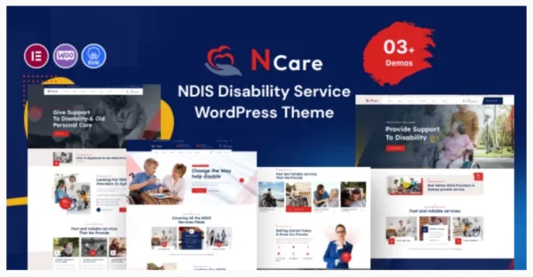 Ncare - NDIS Disability Service WordPress Theme