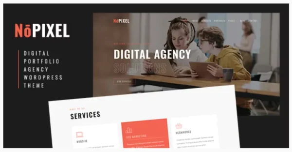 NoPixel - Portfolio Agency WordPress Theme