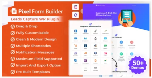 Pixel - Form Builder and Leads Capture WordPress Plugin
