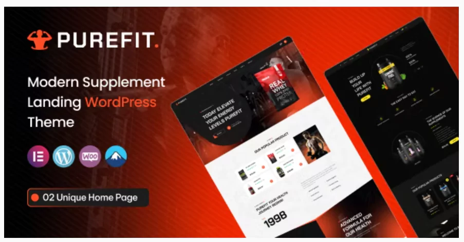 Purefit - Health Supplement WordPress Theme Purefit - Health Supplement WordPress Theme