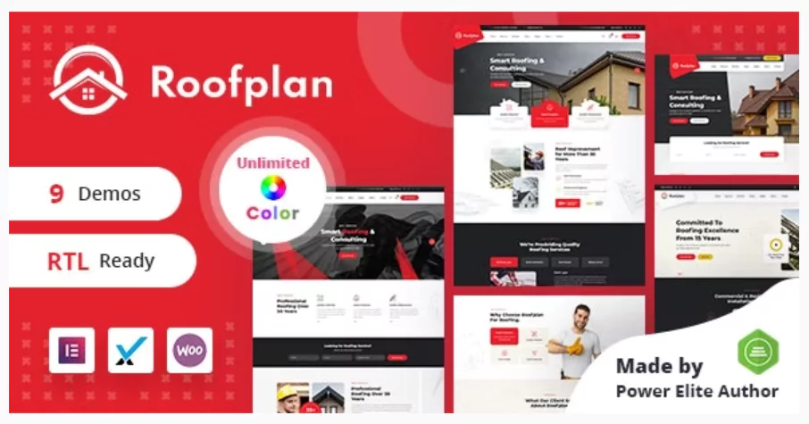 Roofplan - Roofing Services WordPress Theme + RTL
