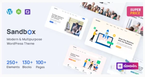 Sandbox - Modern & Multipurpose WordPress Theme