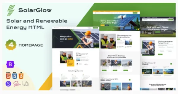 Solarglow - Solar & Renewable Energy HTML Template
