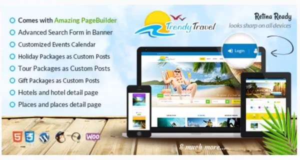 Trendy Travel WordPress